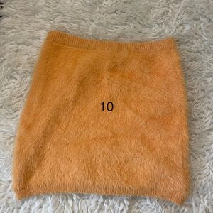 Fuzzy skirt